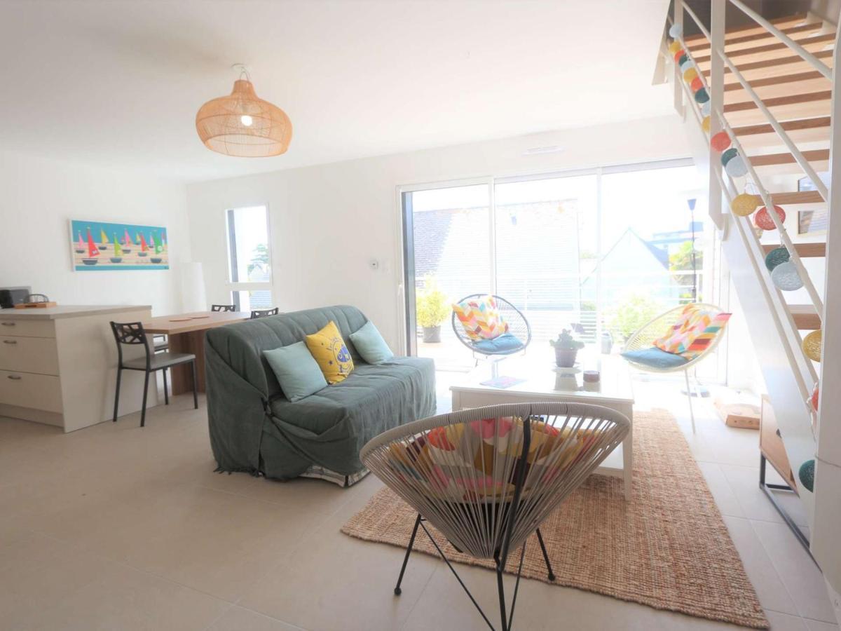 Duplex Lumineux A Benodet: Plage Et Thalasso A Pied, Terrasse, Parking Et Abri Velo Inclus - Fr-1-481-117 Buitenkant foto