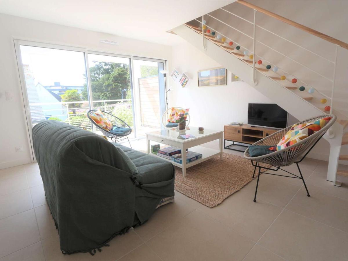 Duplex Lumineux A Benodet: Plage Et Thalasso A Pied, Terrasse, Parking Et Abri Velo Inclus - Fr-1-481-117 Buitenkant foto