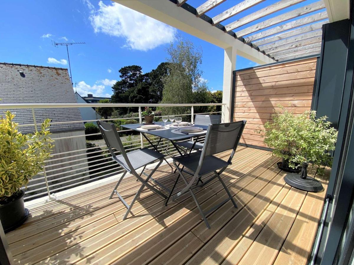 Duplex Lumineux A Benodet: Plage Et Thalasso A Pied, Terrasse, Parking Et Abri Velo Inclus - Fr-1-481-117 Buitenkant foto