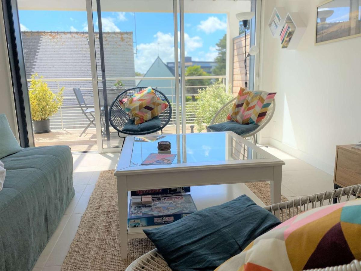 Duplex Lumineux A Benodet: Plage Et Thalasso A Pied, Terrasse, Parking Et Abri Velo Inclus - Fr-1-481-117 Buitenkant foto