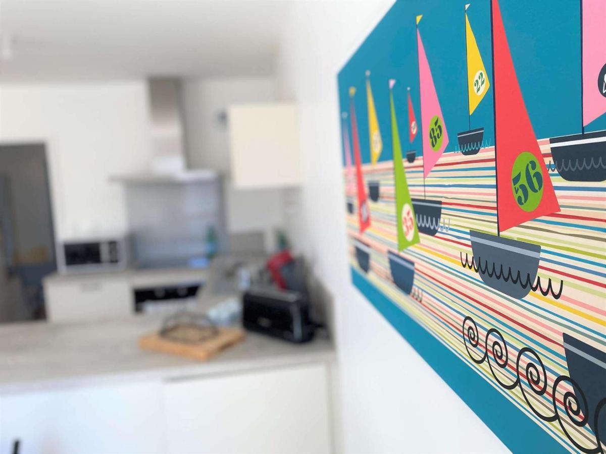 Duplex Lumineux A Benodet: Plage Et Thalasso A Pied, Terrasse, Parking Et Abri Velo Inclus - Fr-1-481-117 Buitenkant foto